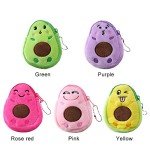 Cute Avocado Plush Coin Purse for Kids