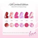 Colorful Gel Nail Polish Set - 6 Shades