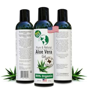 Organic Aloe Vera Gel – 8 oz Dispenser
