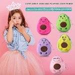 Cute Avocado Coin Pouch with Keychain