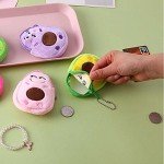 Cute Avocado Coin Pouch with Keychain