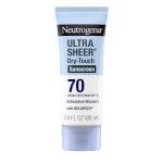 Neutrogena Ultra Sheer SPF 70 Sunscreen Lotion
