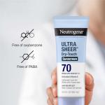 Neutrogena Ultra Sheer SPF 70 Sunscreen Lotion