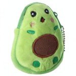 Cute Avocado Coin Pouch with Keychain
