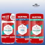 Old Spice High Endurance Aluminum Free Deodorant 2-Pack