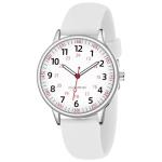 Waterproof Nurse Watch for Women - White Silicone