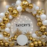 129pcs Metallic Gold Balloon Kit for Parties