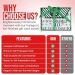 Christmas Gift Card Holder Boxes, Set of 9