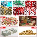 Christmas Gift Card Holder Boxes, Set of 9