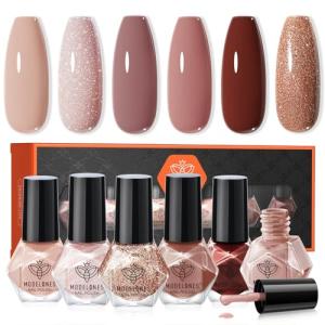 Mini Nail Polish Set - 6 Quick-Dry Colors
