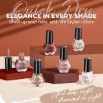 Mini Nail Polish Set - 6 Quick-Dry Colors