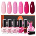 Modelones Pink Nail Polish Set - 6 Shades