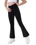 Bootcut Yoga Pants for Girls with Pockets