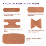 Flexible Fabric Assorted Adhesive Bandages - 100 Pack