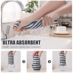 12 Pack Soft Microfiber Kitchen Dish Cloths