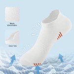Honeysea Womens Ankle Socks - Womens No Show Socks White Socks Women Black Socks for Women Low Cut Socks Women Socks for Men, BK W M