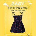 Cute Toddler Girls' Summer Dress with Cherry Print