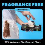 DUDE Wipes - Unscented Flushable Wipes 3 Pack