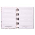 Inspirational Pink Floral Journal with Bible Verse