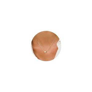 Dainty Gold Heart Necklace for Women Under $10