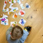 Dinosaur Matching Puzzle Toy for Toddlers