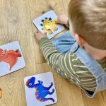 Dinosaur Matching Puzzle Toy for Toddlers