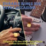 Stylish Stainless Steel Square Signet Ring for Men