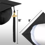 Matte Graduation Cap with Tassel & Year Charm