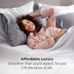 Satin Pillowcases Set of 2 - Dark Grey 20x30