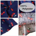 Cute Toddler Girls' Summer Dress with Cherry Print