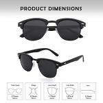 Stylish Horn Rimmed Polarized Sunglasses for All