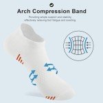 Honeysea Womens Ankle Socks - Womens No Show Socks White Socks Women Black Socks for Women Low Cut Socks Women Socks for Men, BK W M