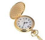Vintage Gold Pocket Watch with Chain