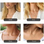 Trendy Gold Cross Necklace for Women under $10