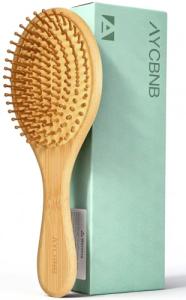 Bamboo Hair Brush for Growth and Detangling