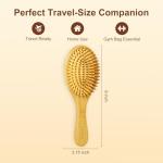 Bamboo Hair Brush for Growth and Detangling