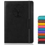 A5 Hardcover Lined Journal Notebook - Black