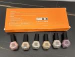 6-Color Sheer Nude Mini Nail Polish Set
