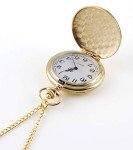 Vintage Gold Pocket Watch with Chain
