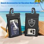 Waterproof Phone Pouch with Lanyard for Vacations