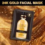 24K Gold Hydrating Facial Mask - 10 Pack