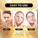 24K Gold Hydrating Facial Mask - 10 Pack
