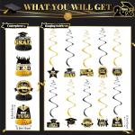 Black and Gold 2025 Graduation Party Supplies