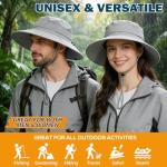 Men's Waterproof UV Protection Wide Brim Sun Hat