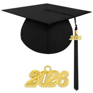 Adjustable Graduation Cap with 2024-2025 Tassel