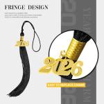 Adjustable Graduation Cap with 2024-2025 Tassel