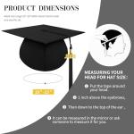 Adjustable Graduation Cap with 2024-2025 Tassel