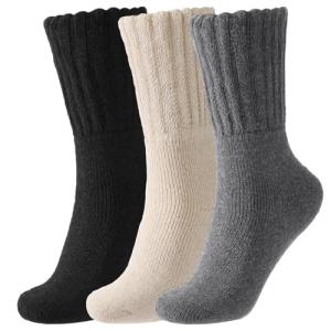Cozy Knit Winter Socks - 3 Pairs for All