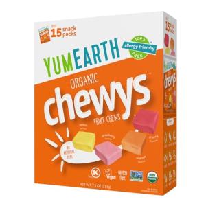 YumEarth Organic Fruit Chews - Allergy Friendly Snacks