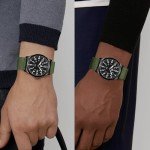 Unisex Military Style Nylon Strap Analog Watch